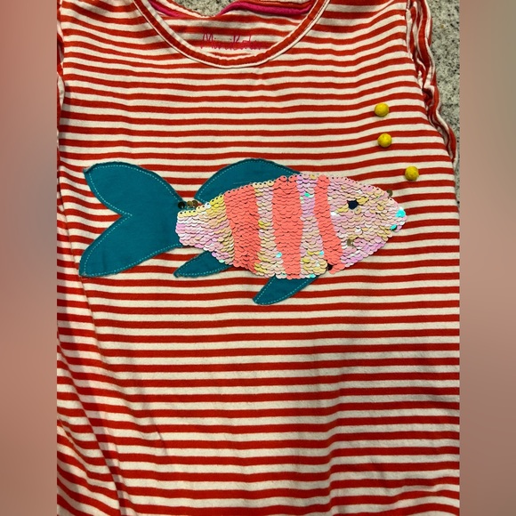 Mini Boden Fish Dress Size 9-10 - Picture 4 of 6
